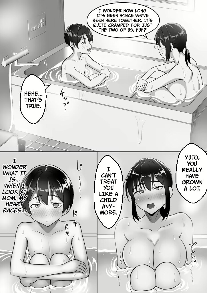 Hentai Manga Comic-Mother & Son Bonding in a Poor Single-Parent Household Feels Good-Read-10